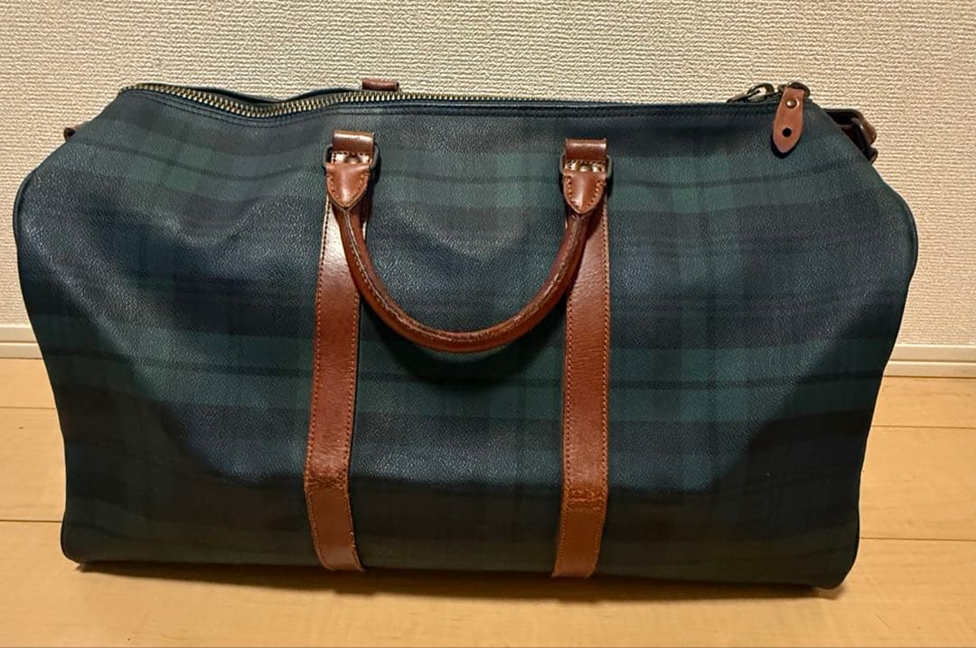POLO RALPH LAUREN ボストンバック　チェック柄　大容量