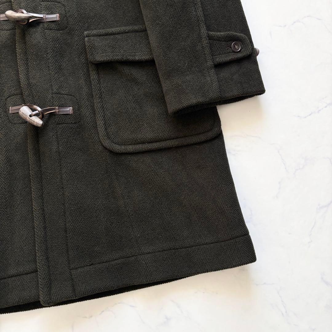 インバーティア ダッフルコート ヘリンボーン ムーアブルック オリーブ L