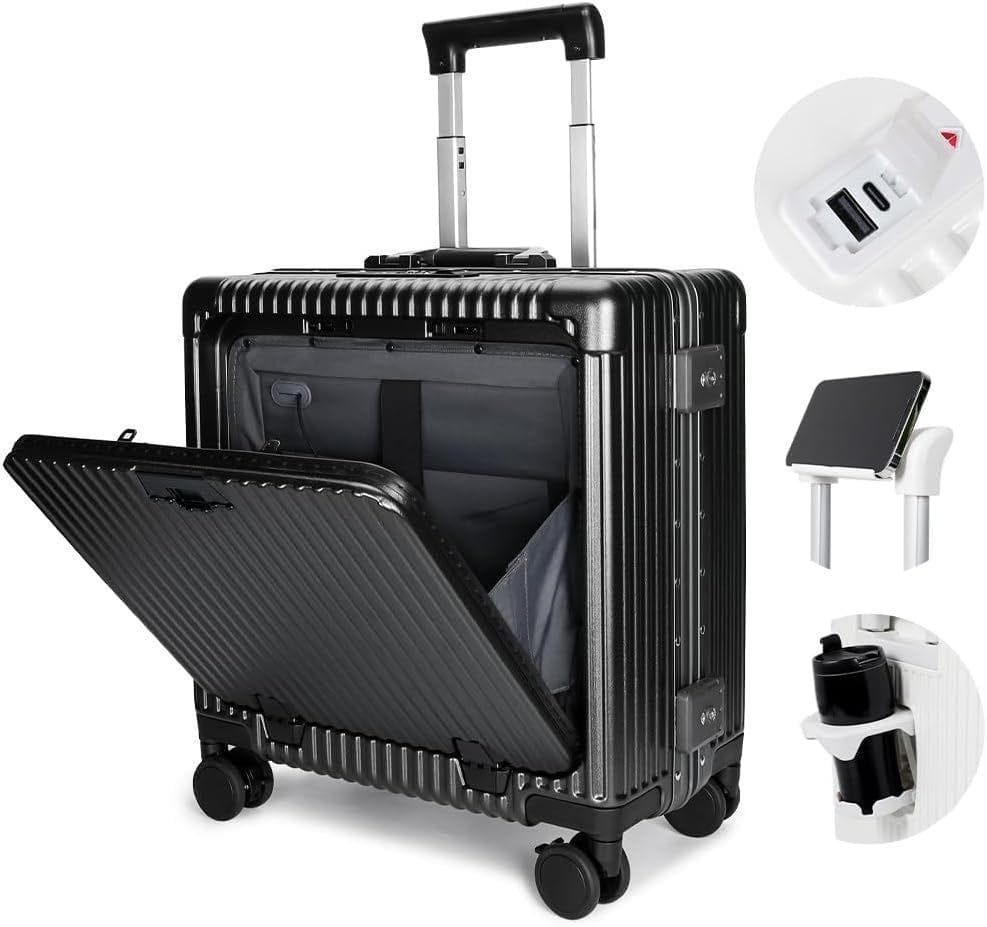 最後在庫処分!!　[魔法小屋] スーツケース 前開きキャスターストッパー付く