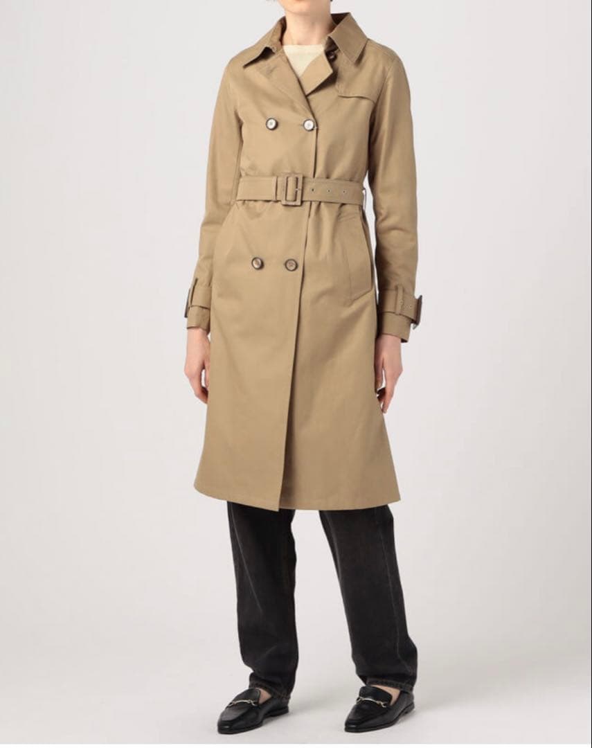 美品 Herno ベージュ トレンチコート タグあり