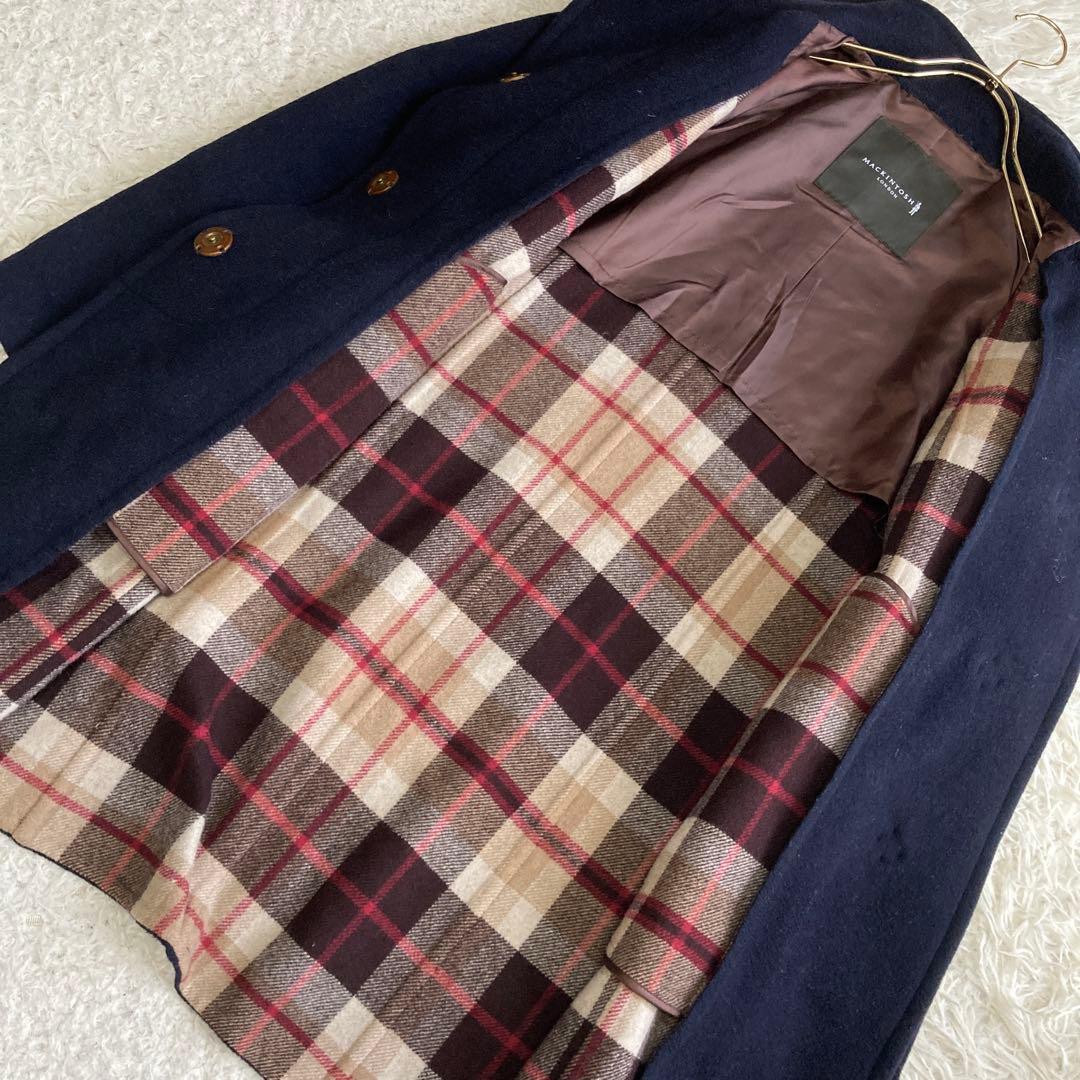 MACKINTOSH LONDON ウールコート ネイビー 40 キレイめ