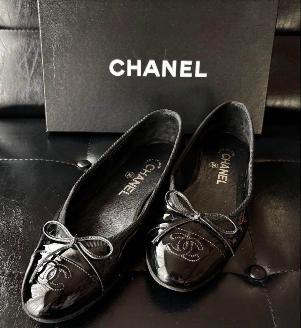 CHANEL シャネル バレリーナ シューズ　36 ココマーク　最終価格