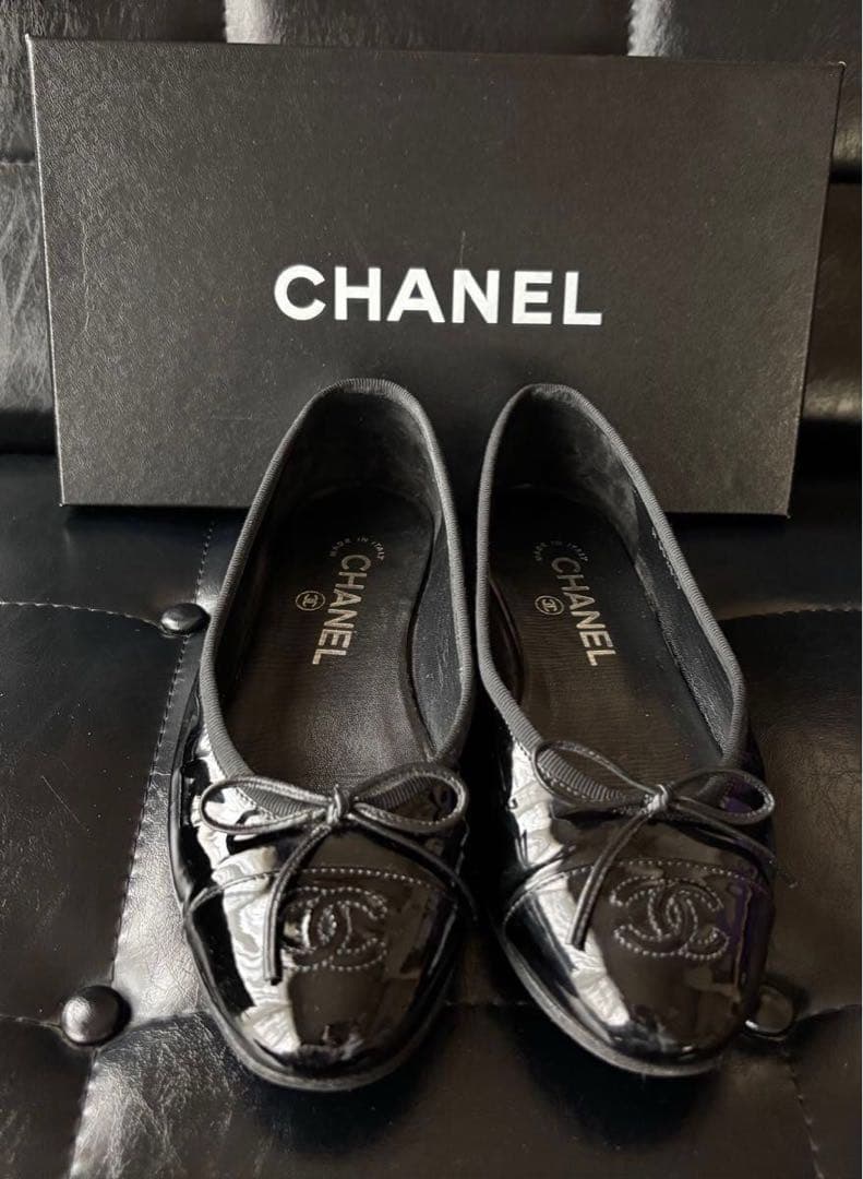 CHANEL シャネル バレリーナ シューズ　36 ココマーク　最終価格