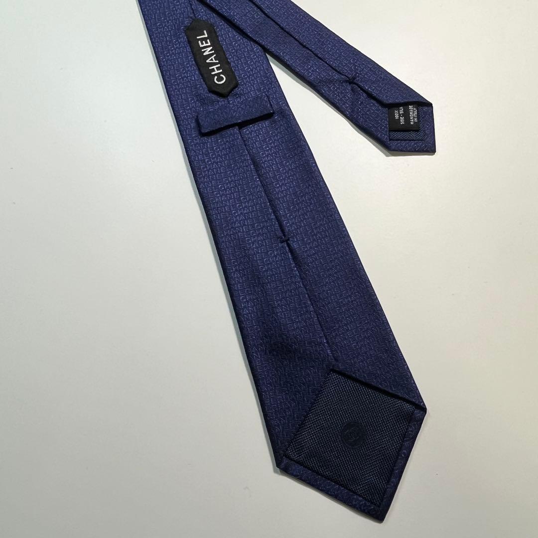 ✨極美品✨ CHANEL シャネル　ネクタイ　高級シルク　ブランドロゴ　ビジネス