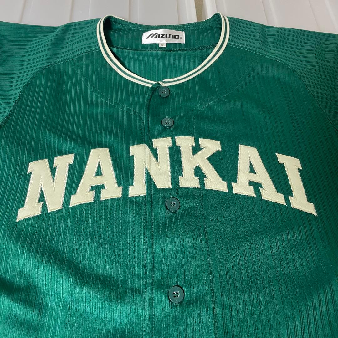 南海ホークス　MIZUNO 復刻　レプリカユニフォーム　刺繍　ビジター　O