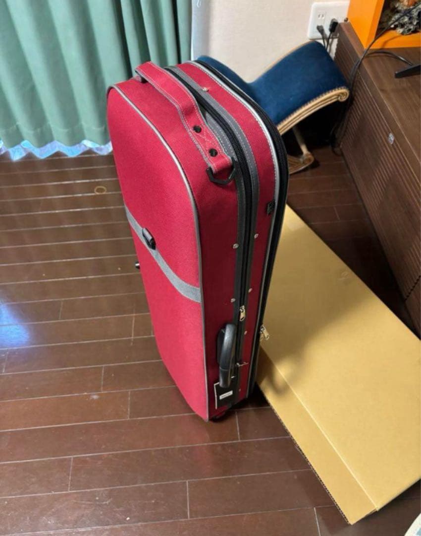 PM900新品軽量 ハイクォリティバイオリンケース　赤、紺選択可