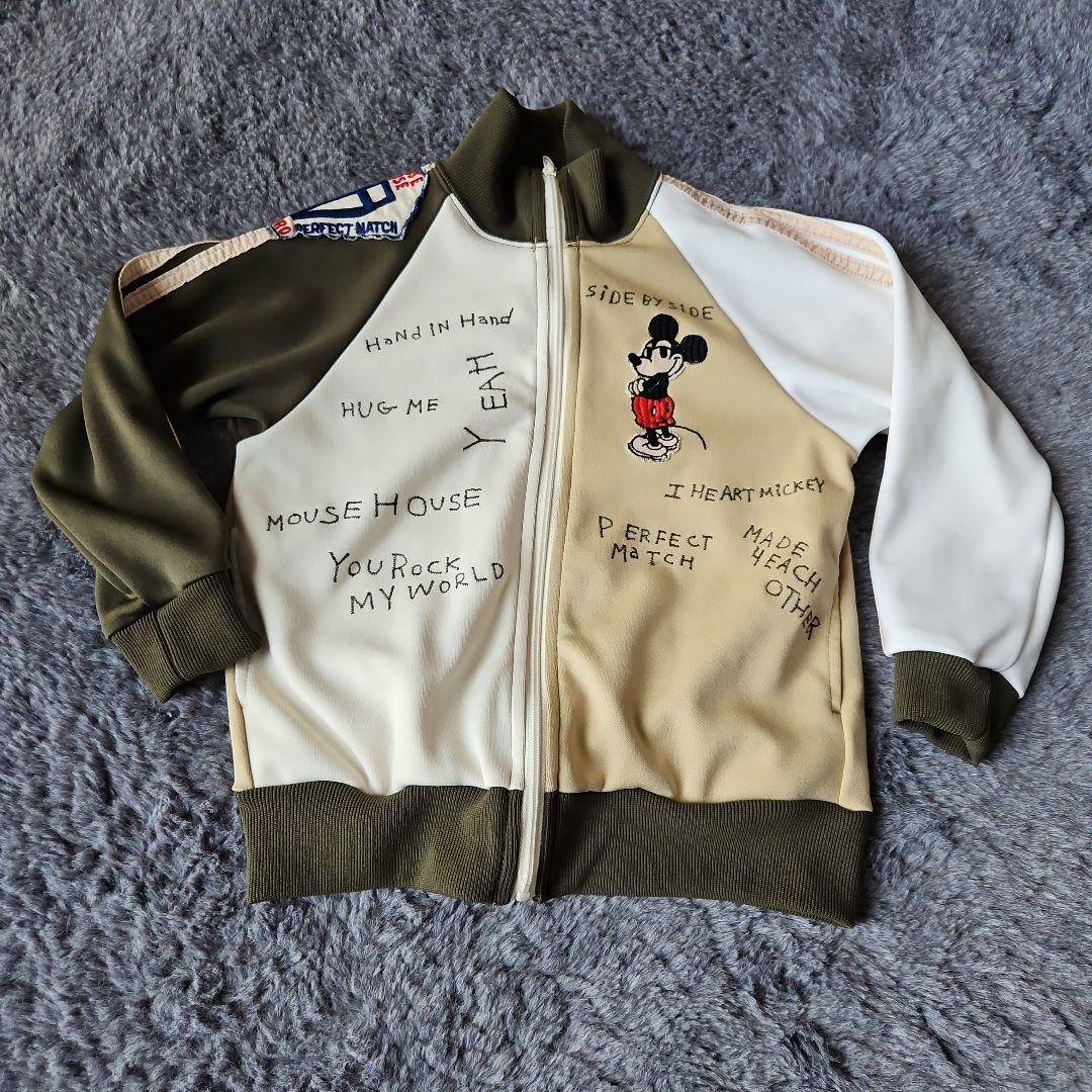 FITH デニムダンガリー　ミッキーマウスジャージジャケット　110