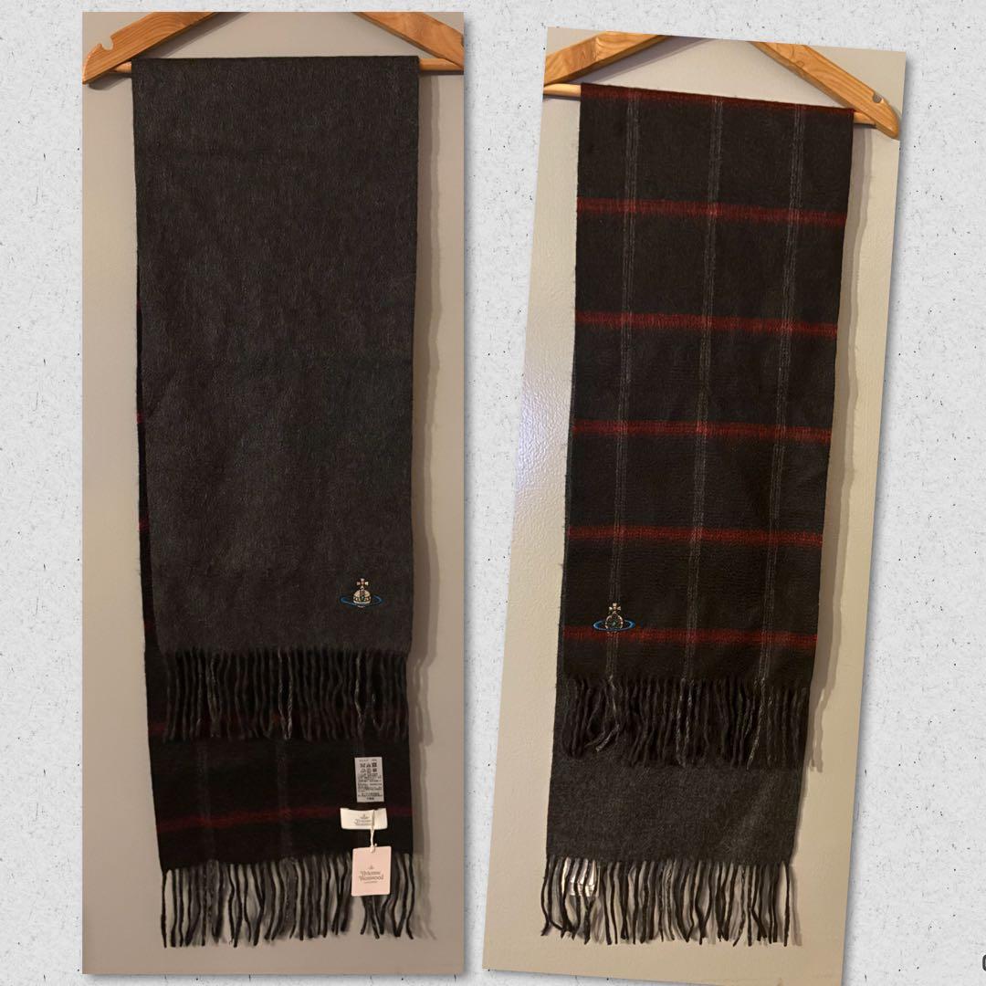 未使用タグ付き★ Vivian Westwood カシミア マフラー　★