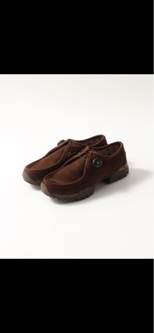 playground pg KNOCK 2 BROWN clarks ワラビー
