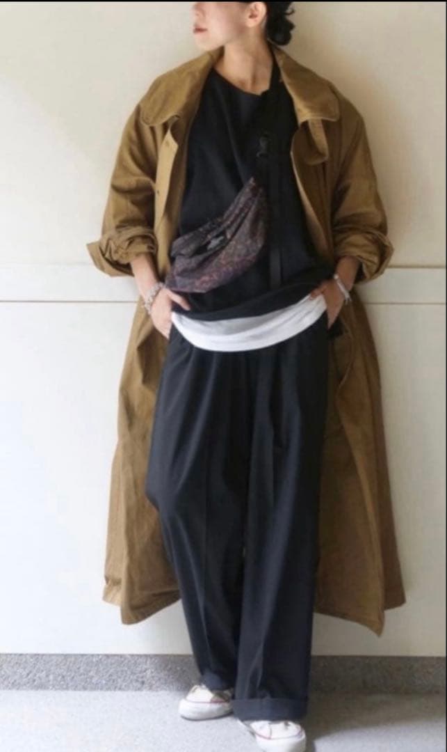 メ*ル様 51700円　HTS トレンチコート カーキ44 ミリタリー コート