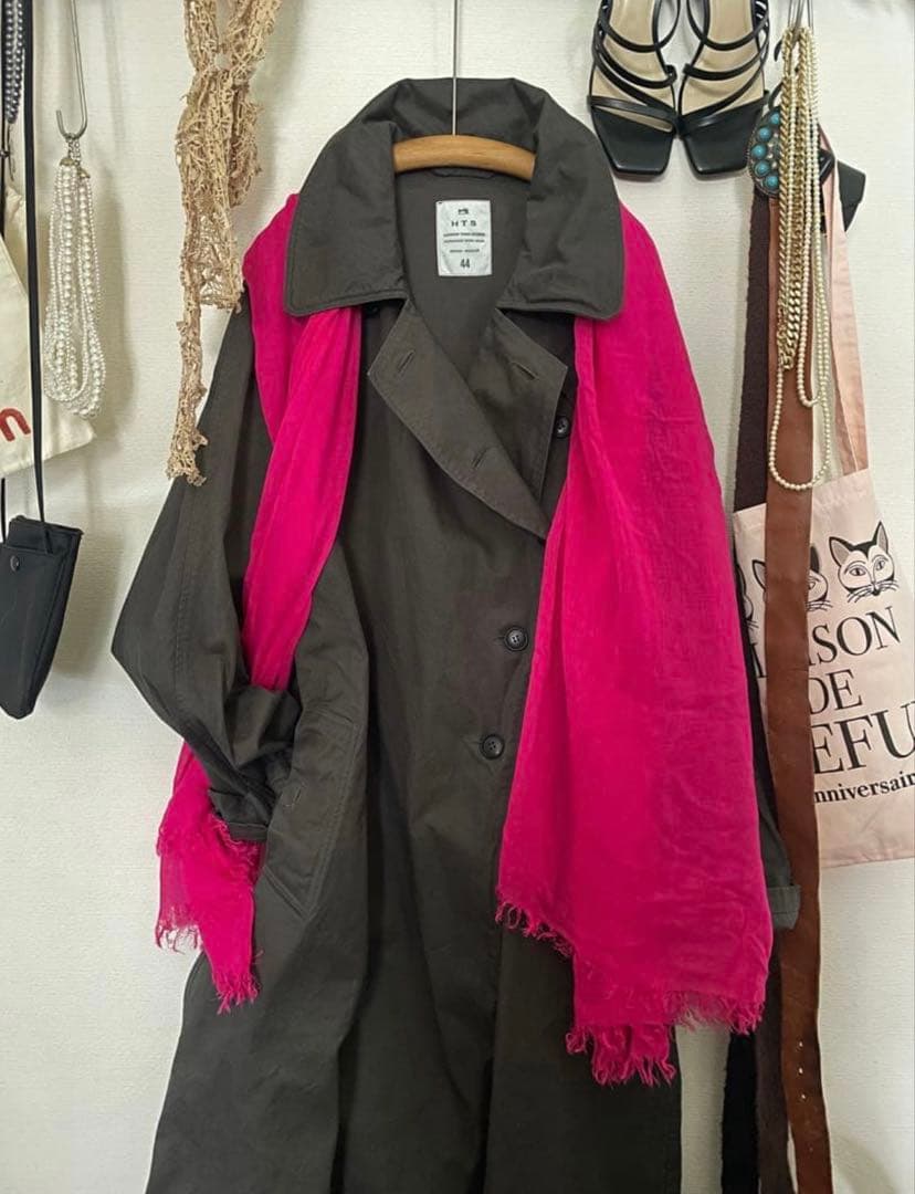 メ*ル様 51700円　HTS トレンチコート カーキ44 ミリタリー コート