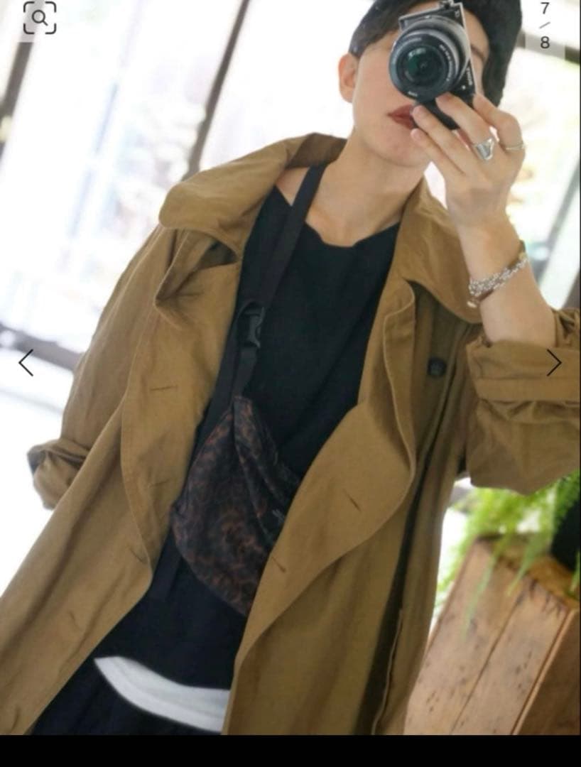 メ*ル様 51700円　HTS トレンチコート カーキ44 ミリタリー コート