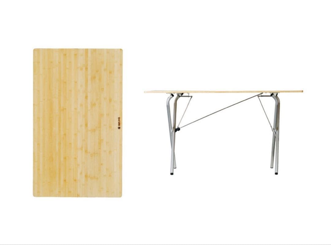  peak ワンアクションテーブルロング竹 LV-015TR 美品