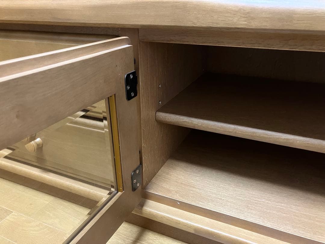 カリモク テレビボード ローボード　木製　レトロ アンティーク