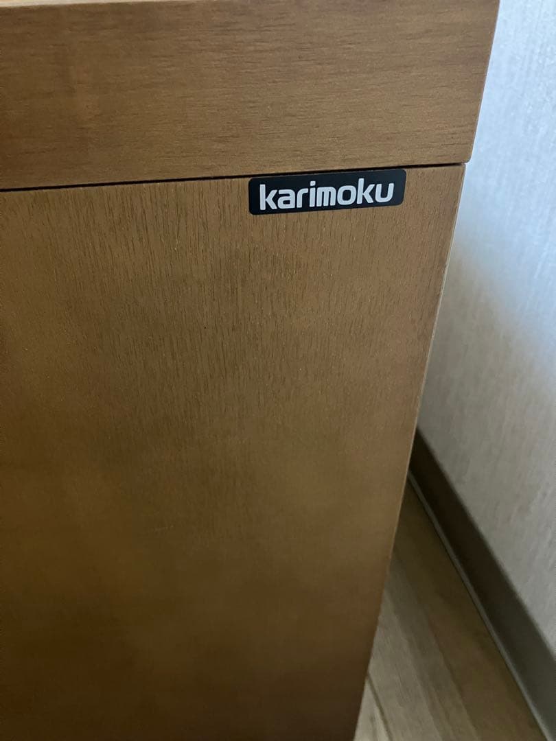 カリモク テレビボード ローボード　木製　レトロ アンティーク