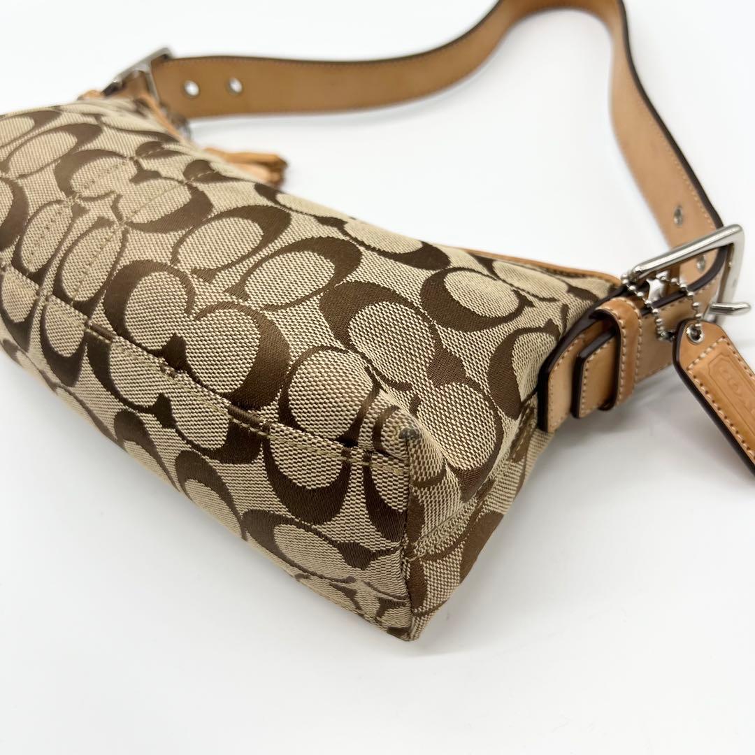 バッグ Coach 6371 Signature Shoulder bag Brown