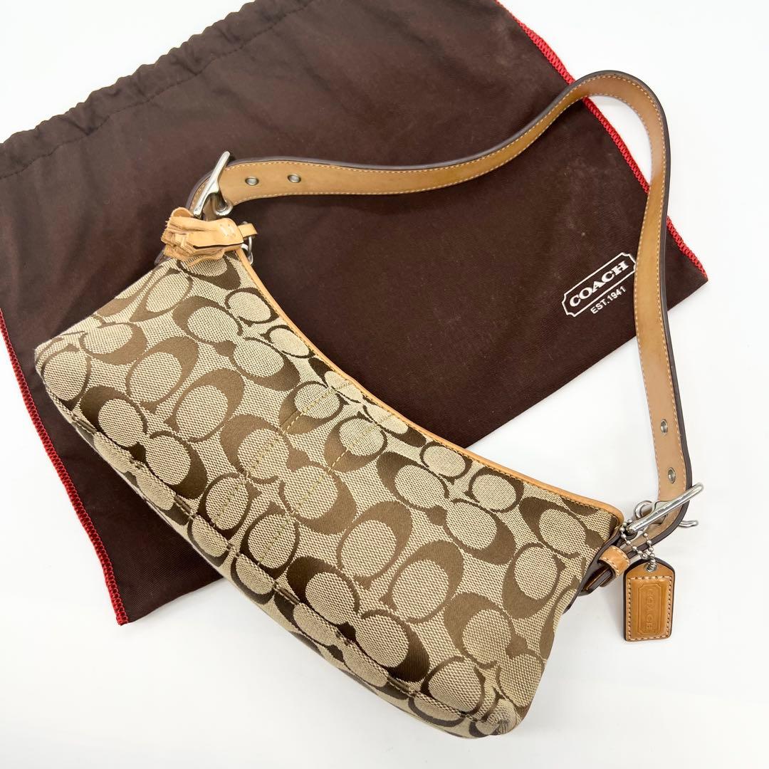 バッグ Coach 6371 Signature Shoulder bag Brown