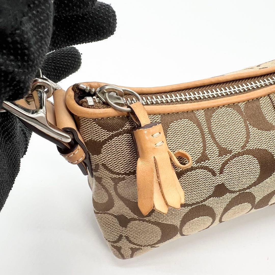 バッグ Coach 6371 Signature Shoulder bag Brown