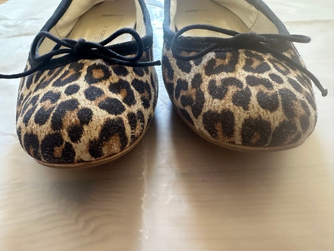 ポルセリ レオパード バレエシューズ コラボ 38 Cloth&Cross 雅姫