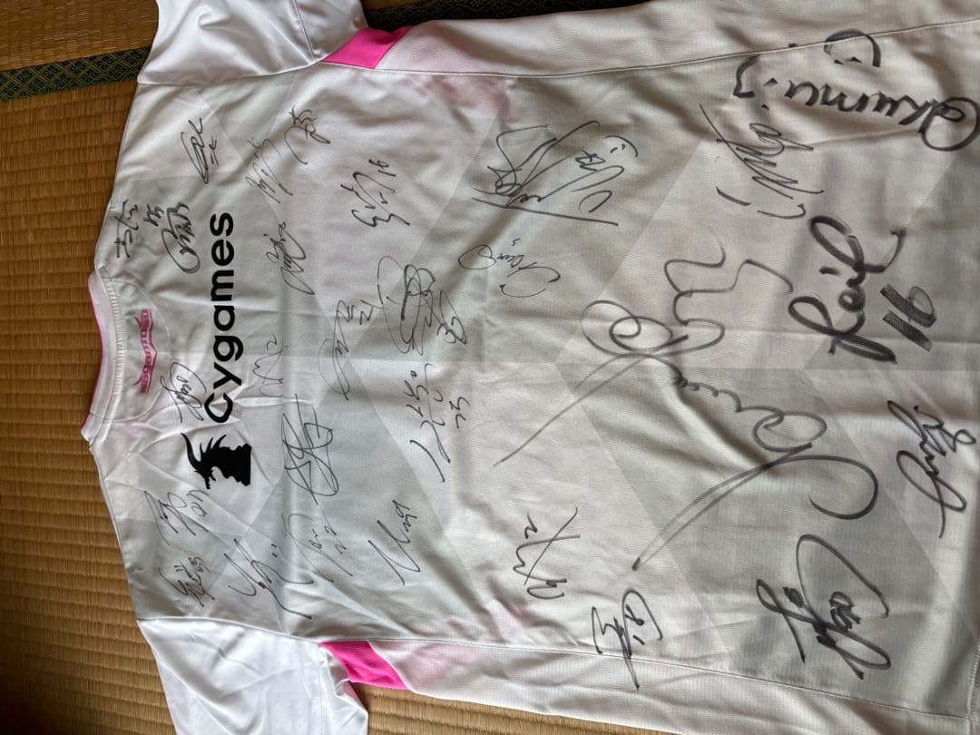 サガン鳥栖所属選手 サイン入りユニフォーム ホワイト