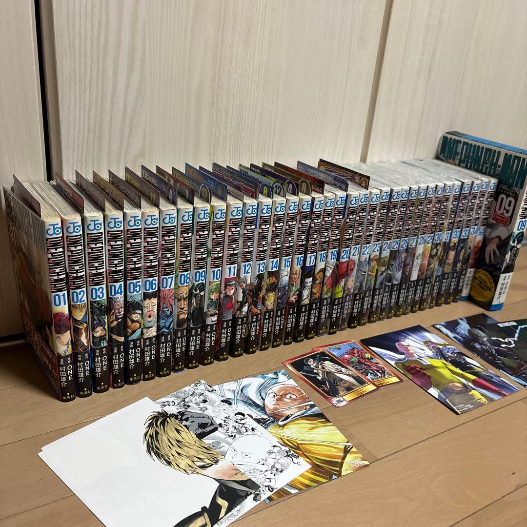 ワンパンマン 1〜34巻 全巻 ヒーロー大全 限定版 特典 初版 帯付 村田雄介