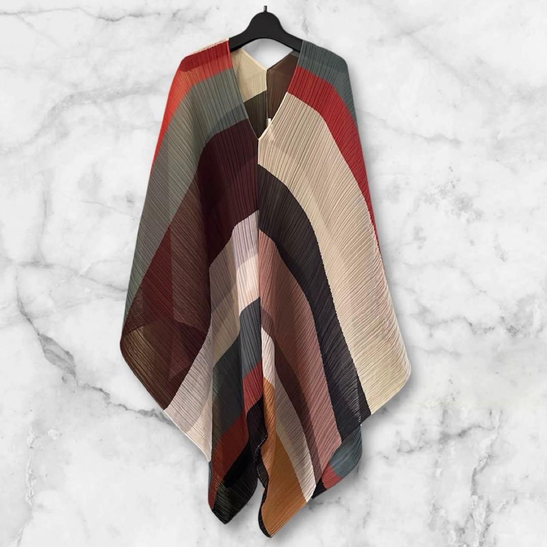 【プリーツプリーズ】MADAME-T（ストール、スカーフ、ポンチョ）光沢なし