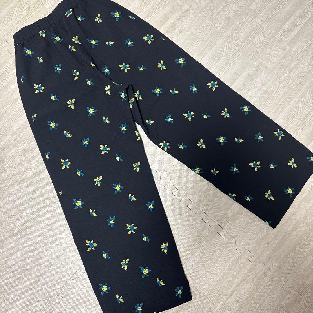 machatt エンブロイダリーパンツ