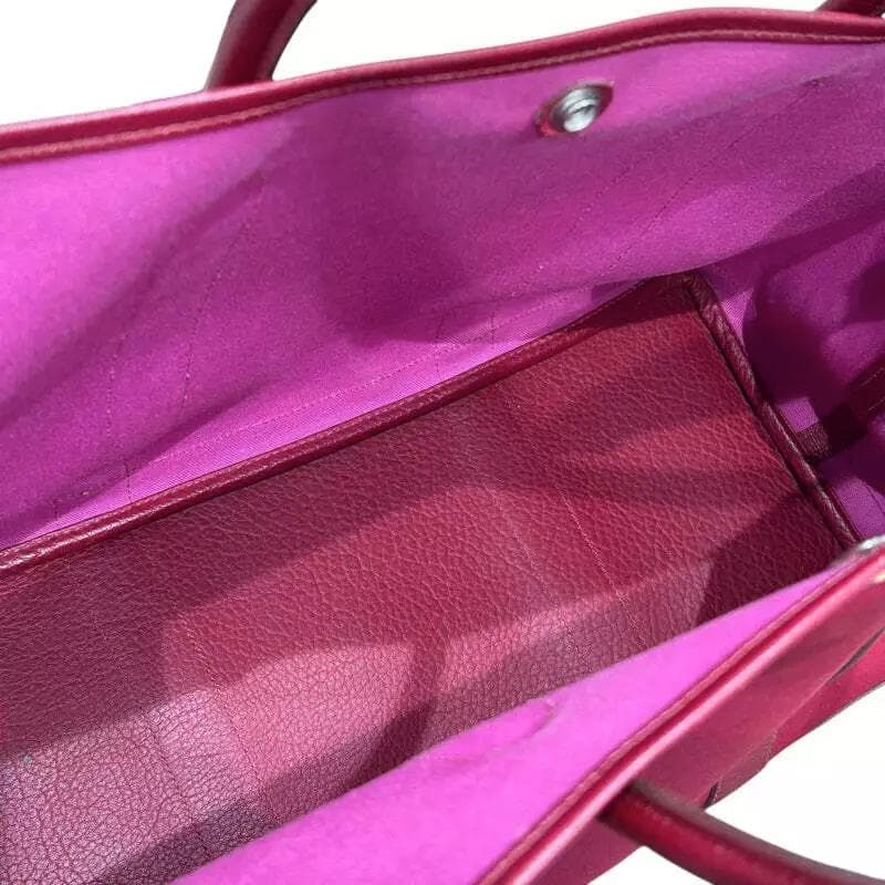 大特価　HERMES エルメス　ガーデンパーティ MM J刻印 シルバー金具