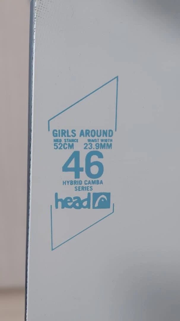 HEAD GIRLS AROUND 46 スノーボード 52cm ケースセット