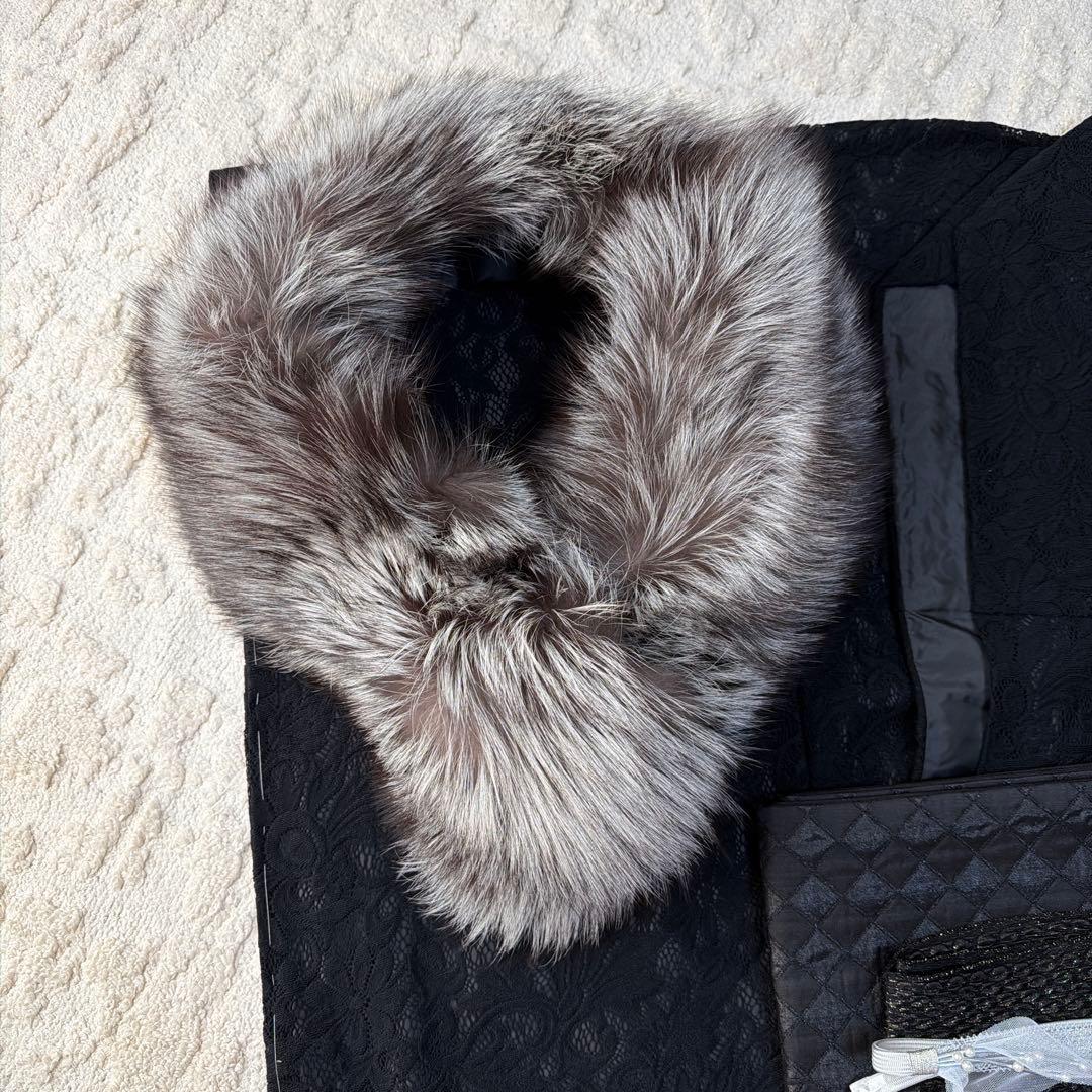 新品　未使用品　2027年モデル　振袖のフルセット　レース　黒　日本製