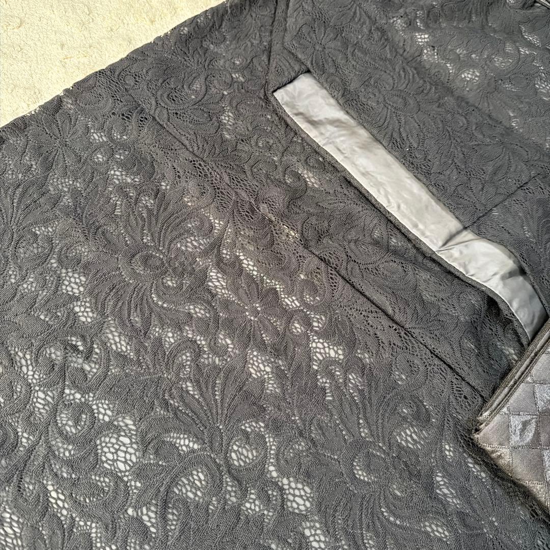 新品　未使用品　2027年モデル　振袖のフルセット　レース　黒　日本製