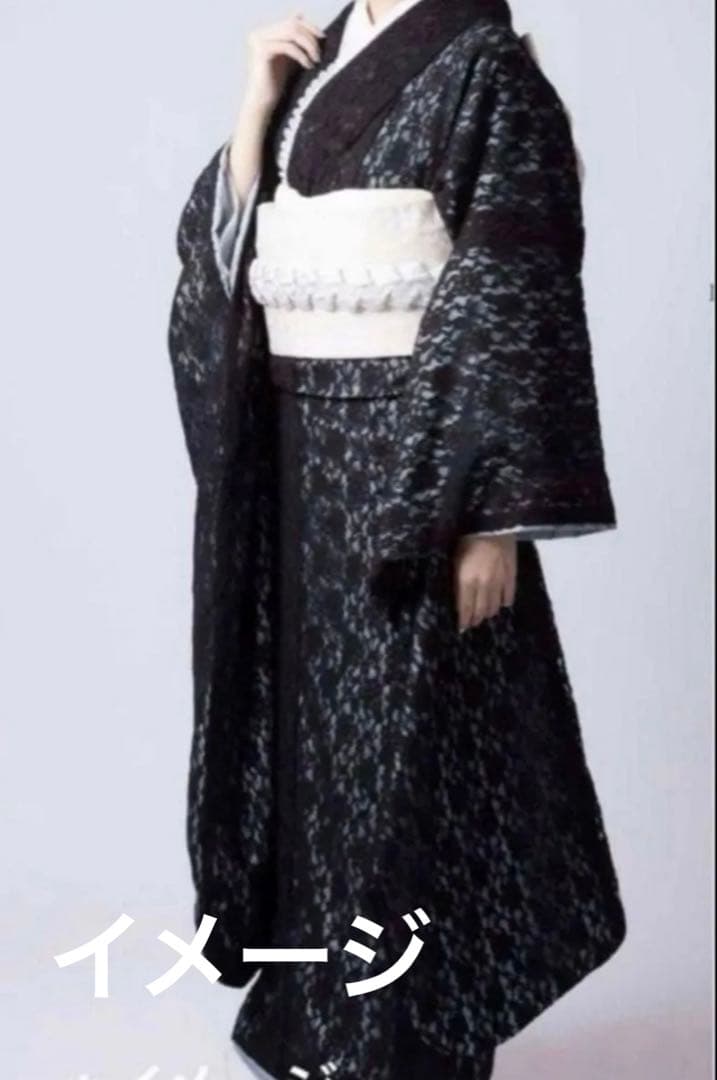 新品　未使用品　2027年モデル　振袖のフルセット　レース　黒　日本製