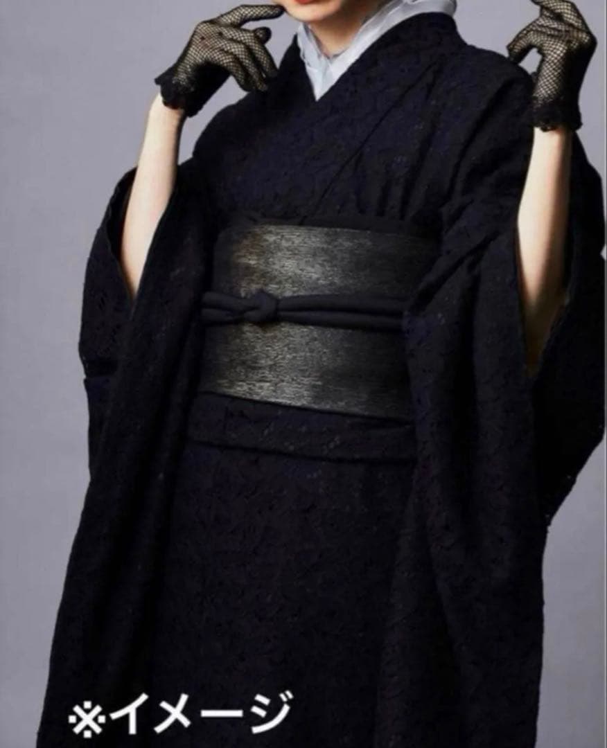 新品　未使用品　2027年モデル　振袖のフルセット　レース　黒　日本製
