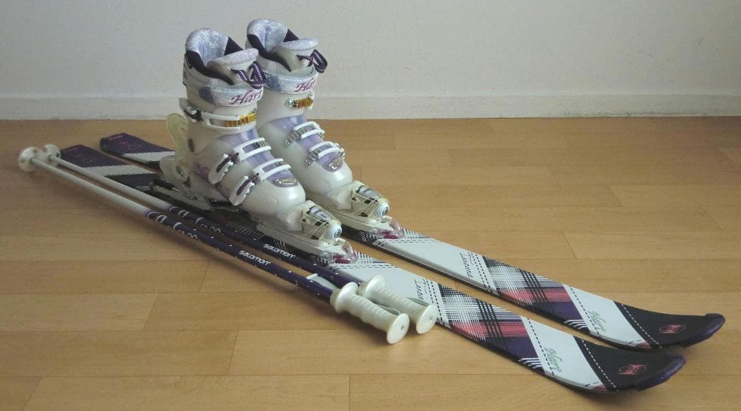 ■■12月・1月限定■送料無料■Hart■女性用スキーセット■140/23.5■