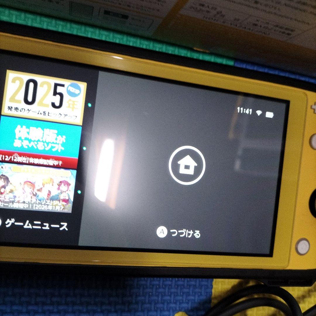 Switchライト 本体 イエロー 箱あり 保護カバー付き