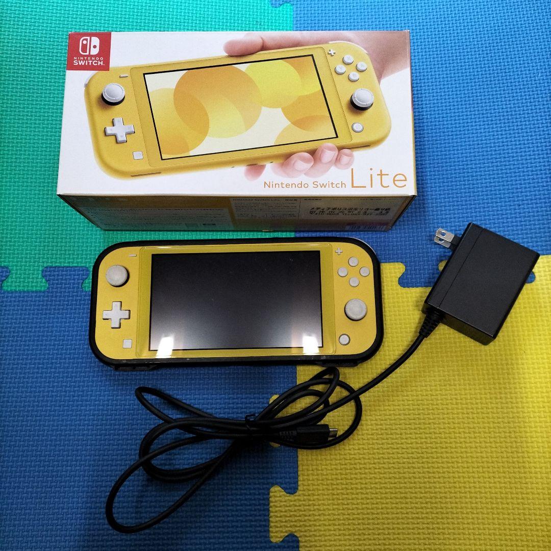 Switchライト 本体 イエロー 箱あり 保護カバー付き