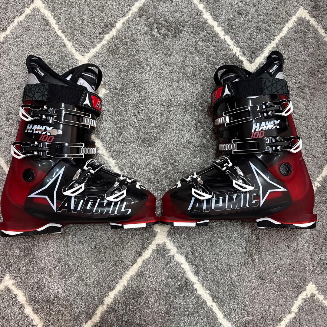 最終値下げ！ATOMIC Hawx 100 スキー用ブーツ 赤/黒