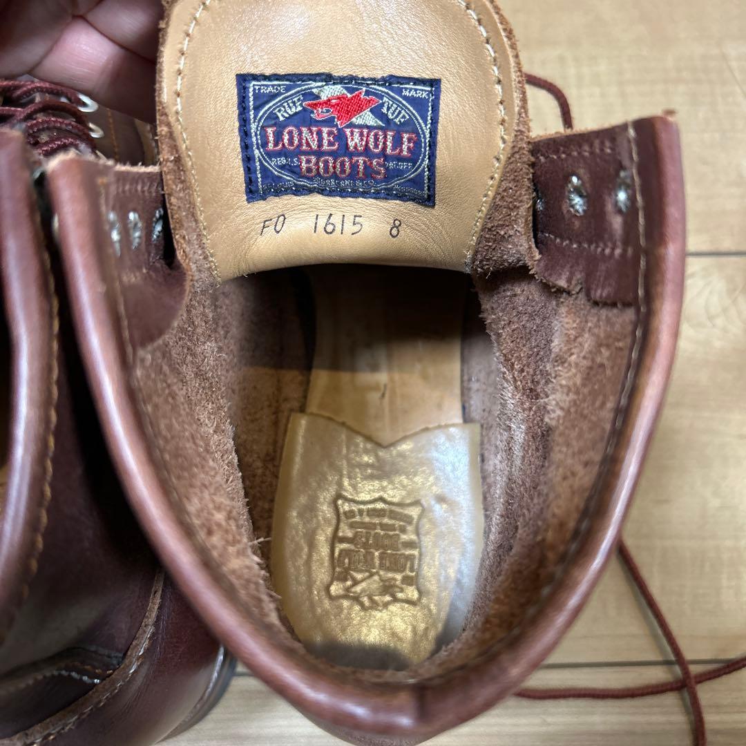 美品 東洋 LONE WOLF ロンウルフ カーペンター　サイズ8(26cm)