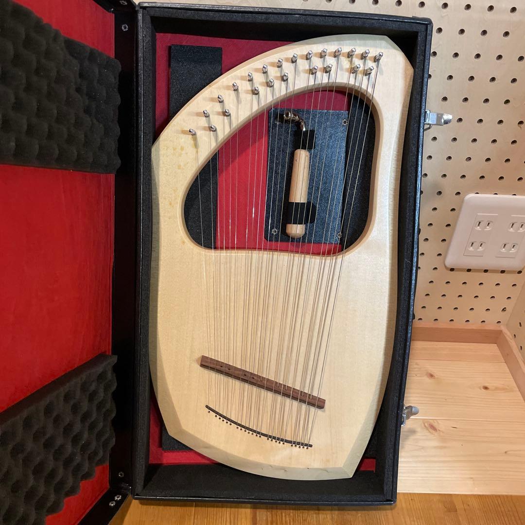 アウリス　ライアー　23弦　ケース・チューニングハンマー付