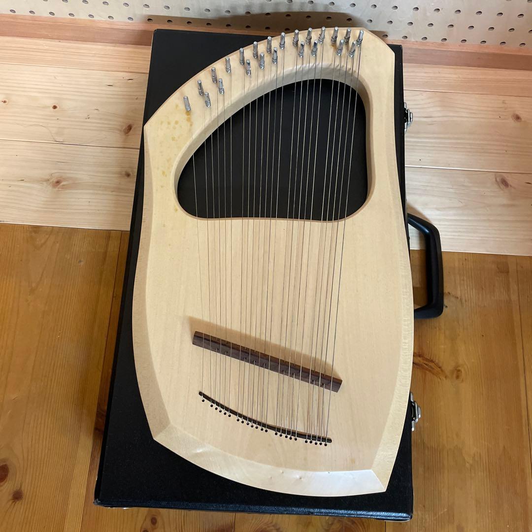 アウリス　ライアー　23弦　ケース・チューニングハンマー付