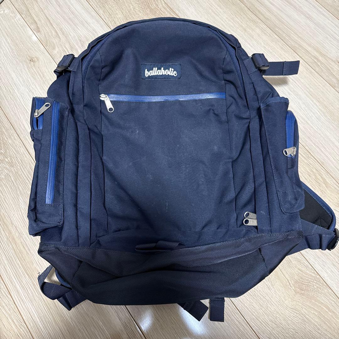 ballaholic バスケットボール用リュック ネイビー