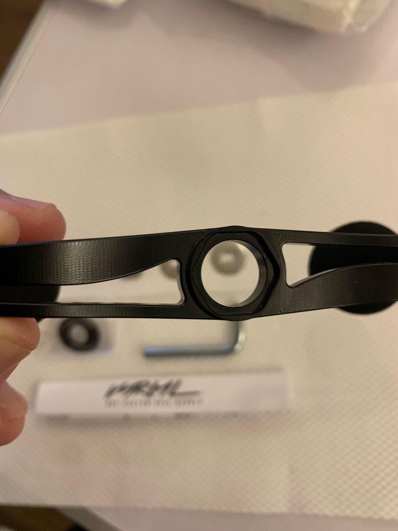 DRT バリアルハンドル100(WHITE)※センターナット付