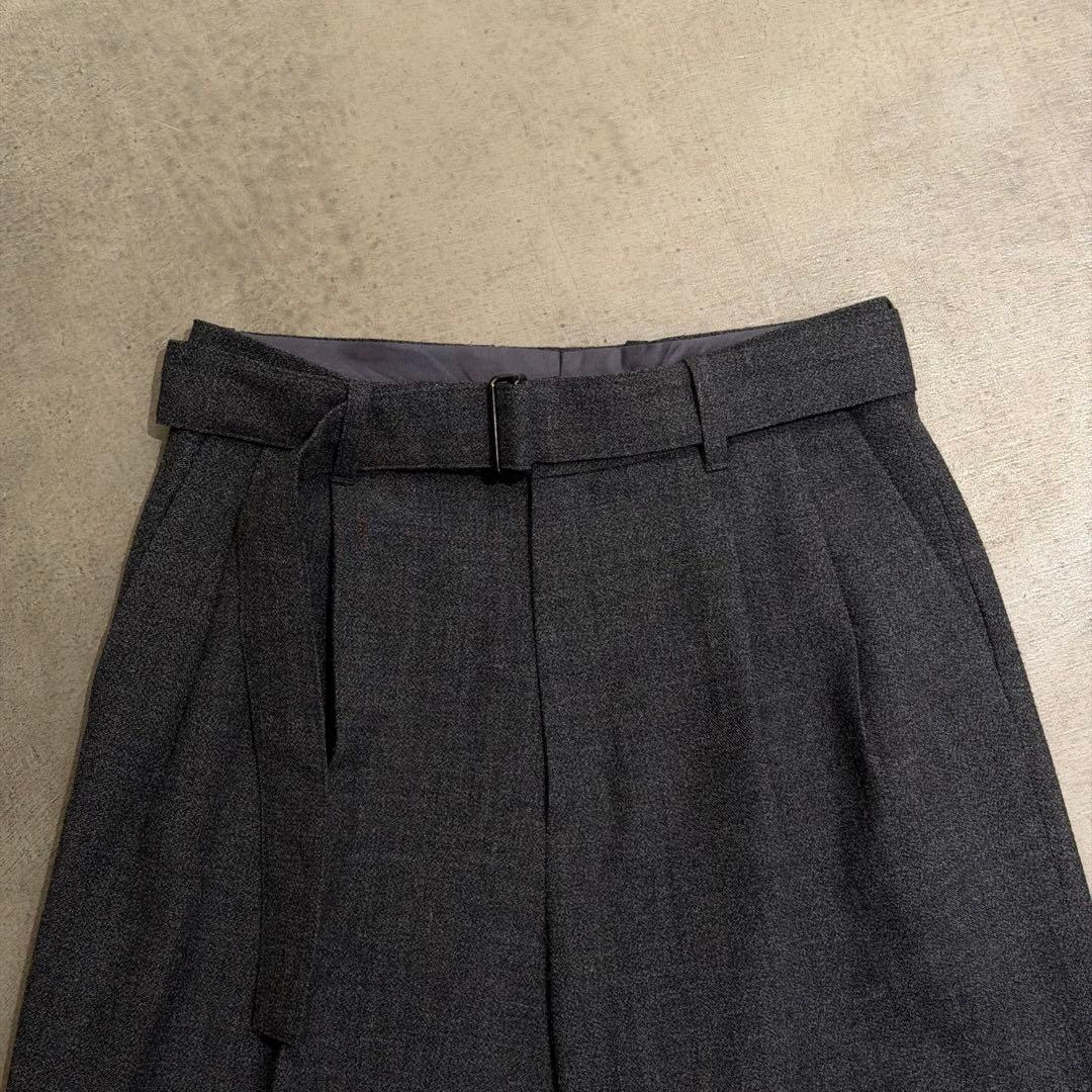 stein シュタイン スラックス ST.283-1 ツイード ウール グレーS