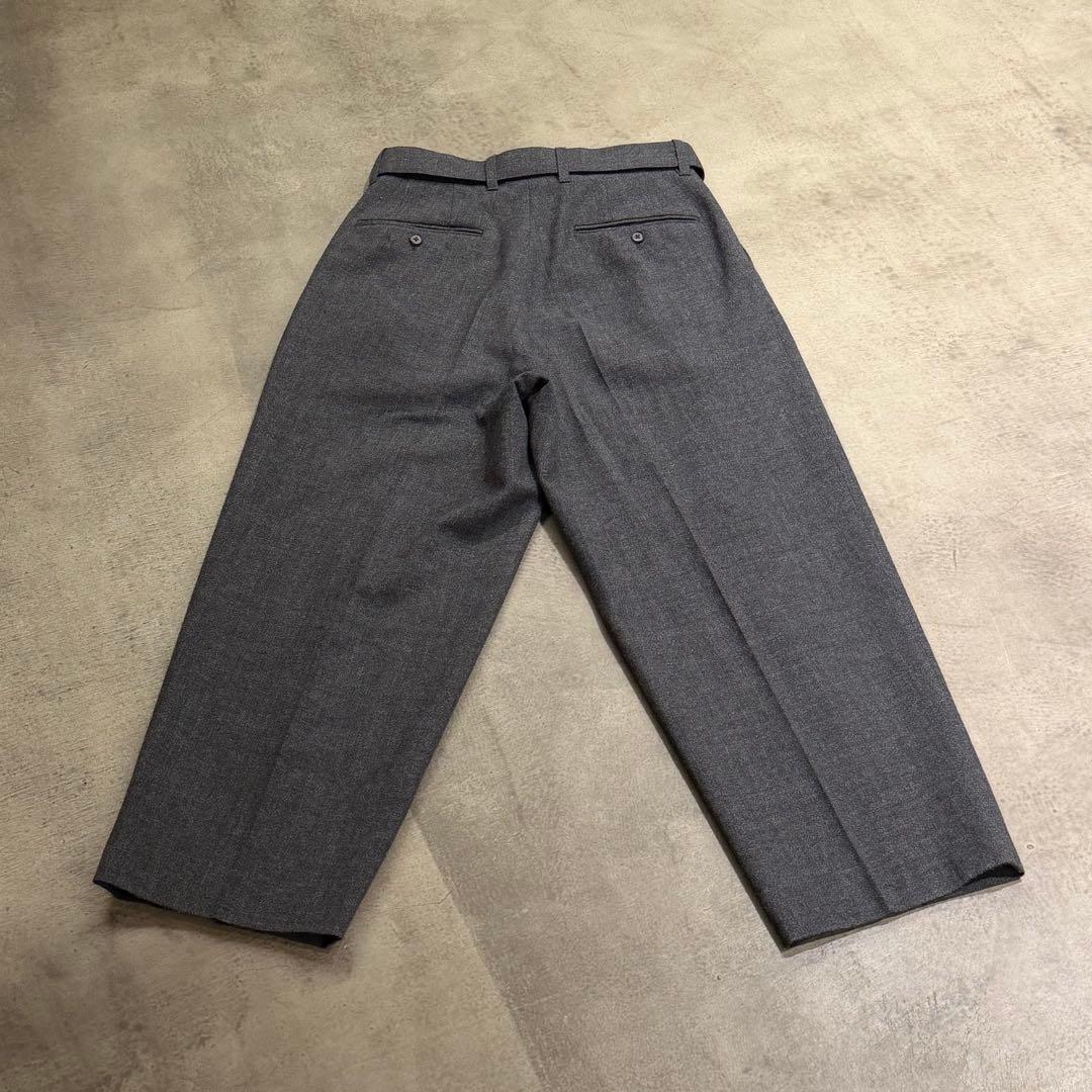 stein シュタイン スラックス ST.283-1 ツイード ウール グレーS