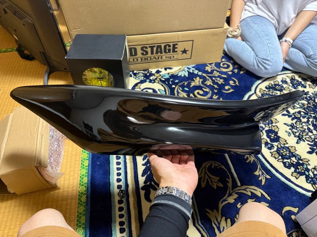 XJR400r 用 CBXテールとテールカウル バイク用黒色プラスチックカウル