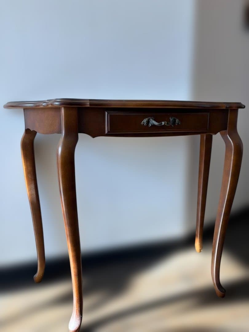 カリモク コロニアル　コーナーテーブル 猫脚　karimoku アンティーク