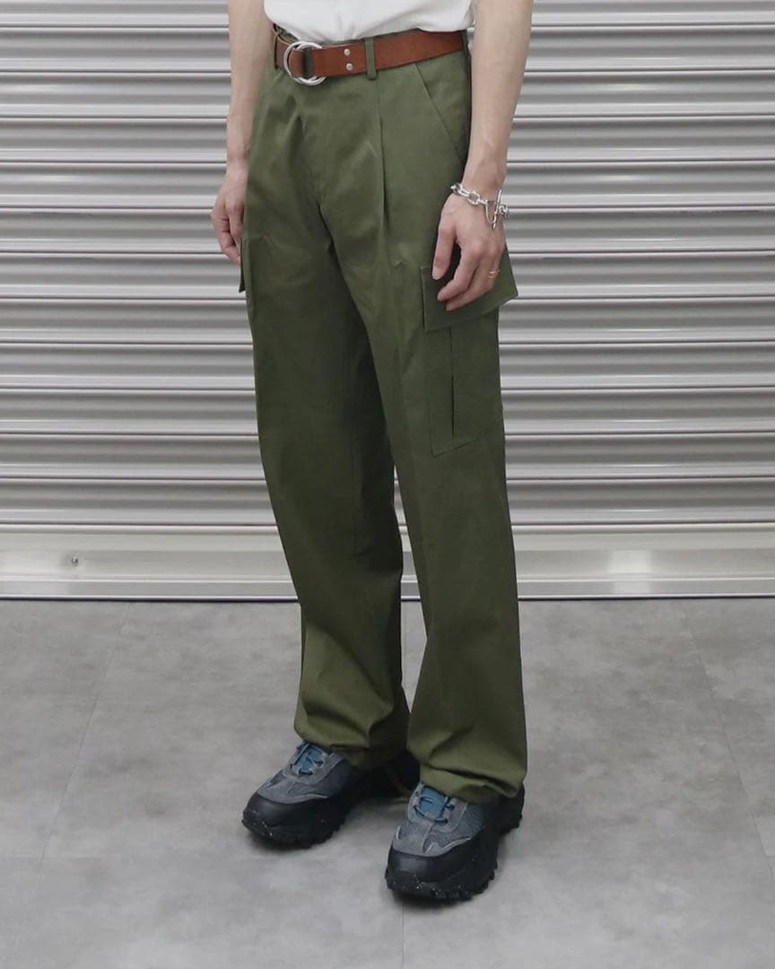 バラード　VALAADO カーゴパンツ オリーブグリーン 4ポケット