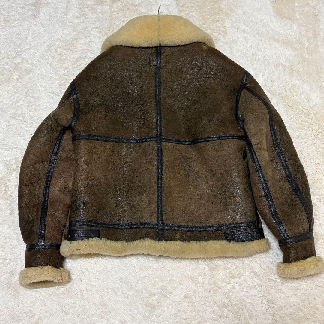 定価23.7万✨AVIREX B-3ムートンフライトジャケット USA製 40