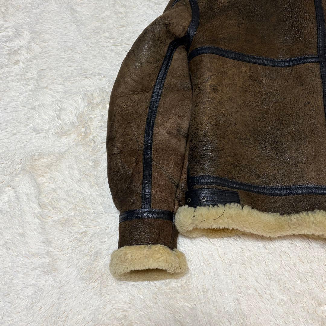 定価23.7万✨AVIREX B-3ムートンフライトジャケット USA製 40