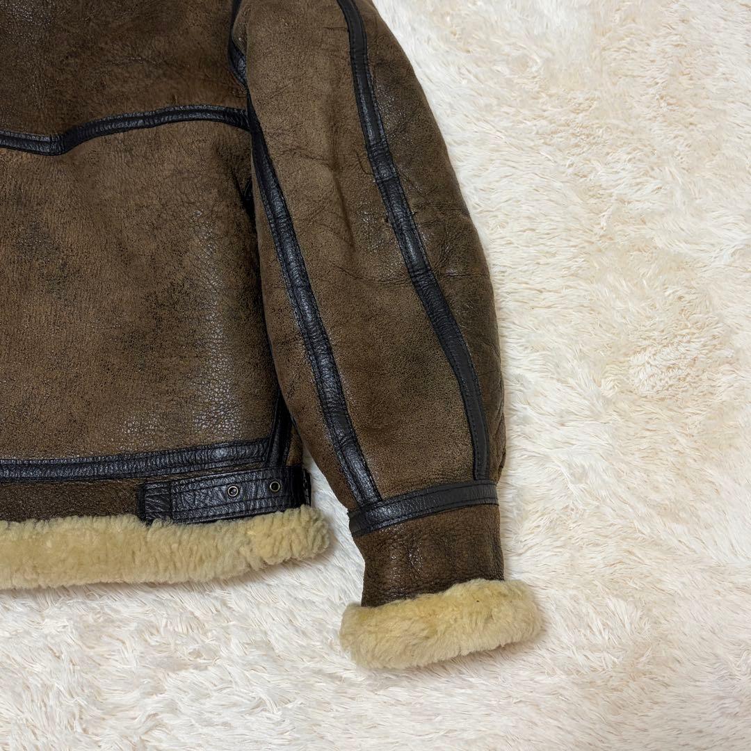 定価23.7万✨AVIREX B-3ムートンフライトジャケット USA製 40